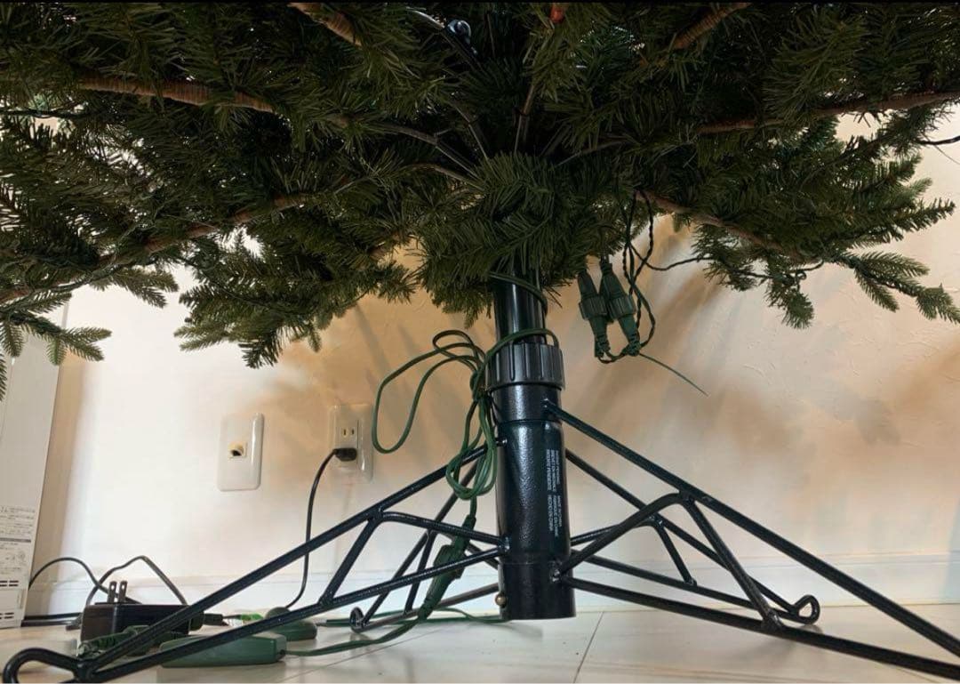 コストコ　クリスマスツリー　228㎝　電飾付き