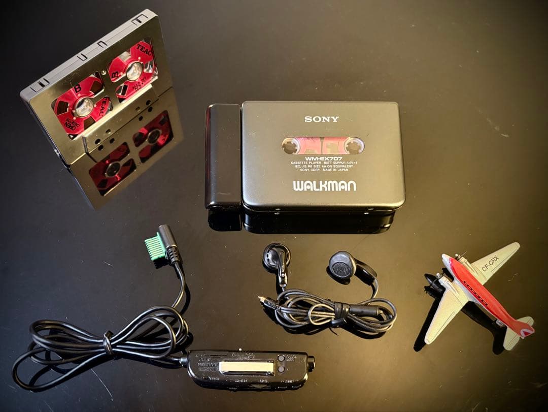 カセットウォークマン　SONY WM-EX707「整備済み、完動美品」