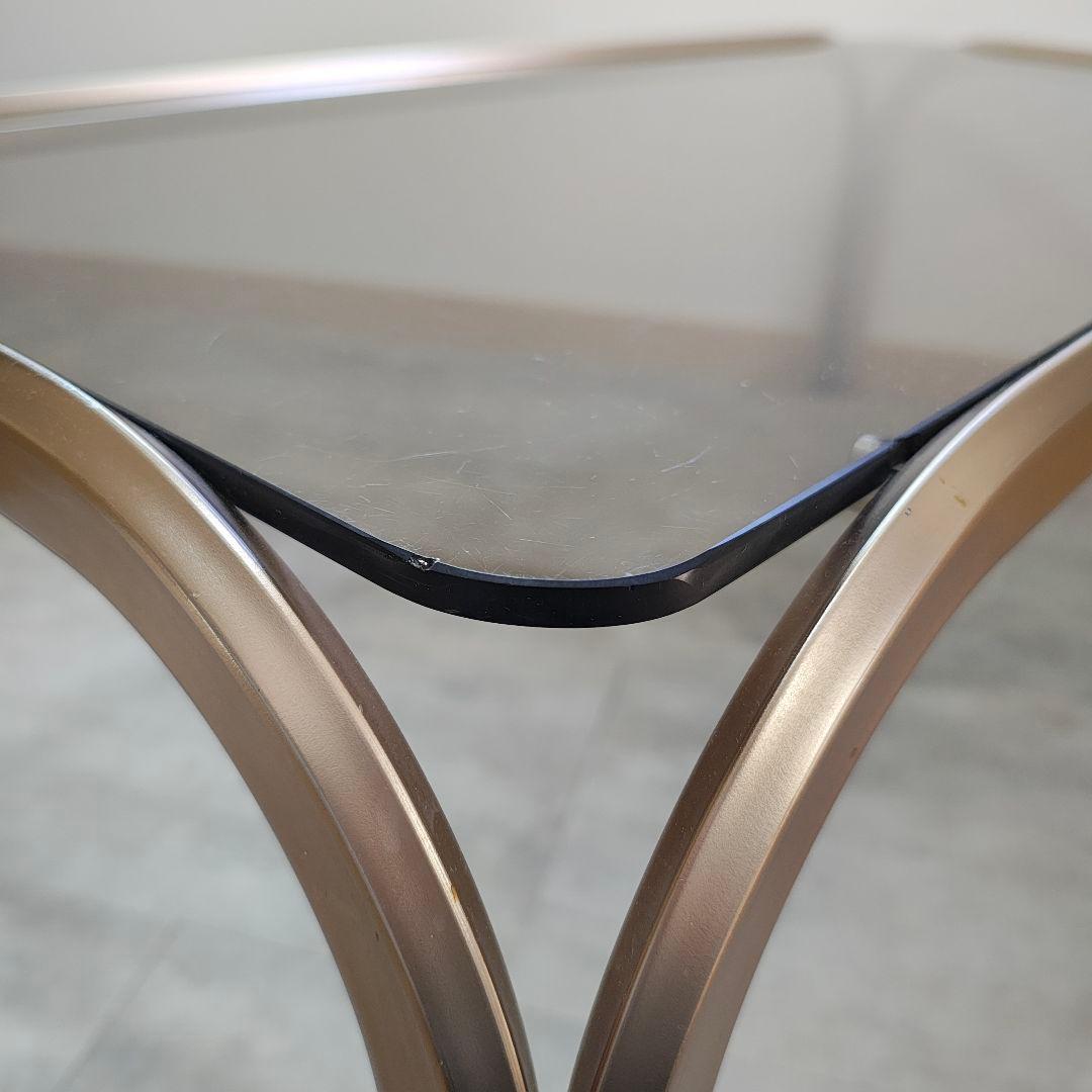 スペースエイジ ミッドセンチュリー レトロ ガラス センター ロー テーブル