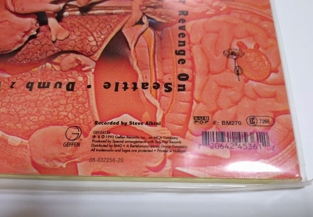NIRVANA ニルヴァーナ IN UTERO レコード 1993年