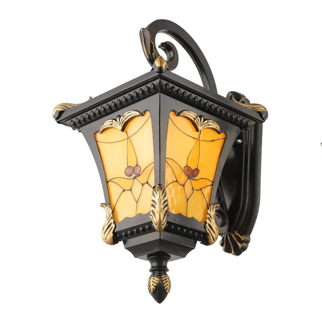 ステンドグラス ポーチライト 北欧風デザイン 玄関照明