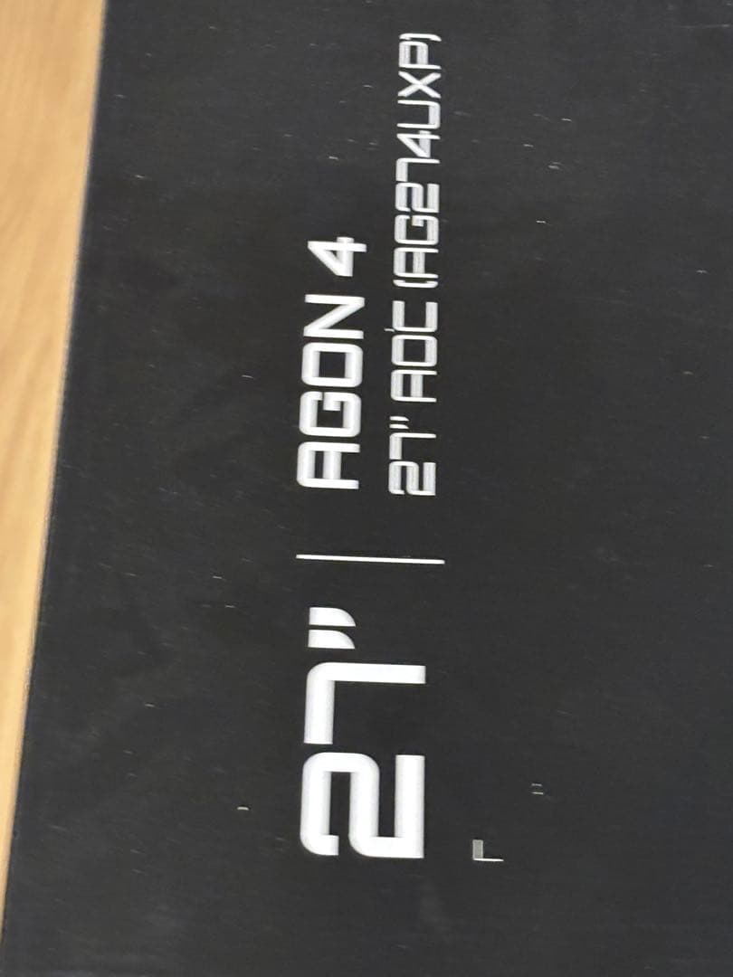 agon pro ag274uxp ゲーミングモニター 4K 新品未開封品