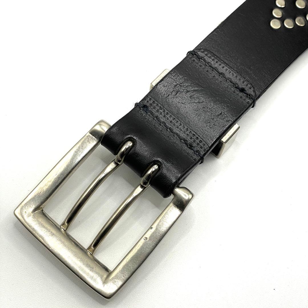 ✨希少 美品✨BURBERRY ベルト スタッズ×ハラコ y2k archive