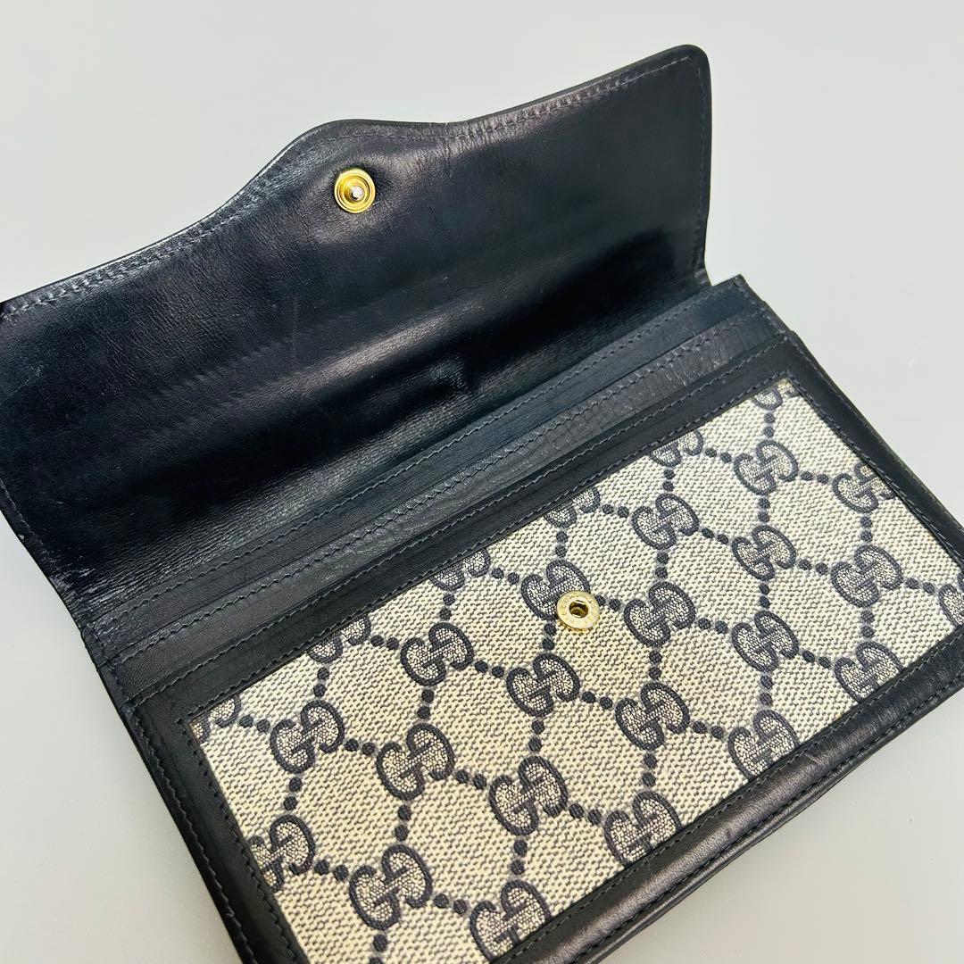 GUCCIグッチ GG柄 シェリーライン PVC×レザー クラッチバッグ ポーチ