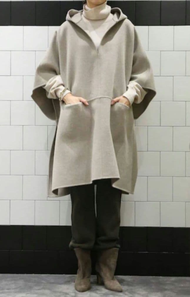 Deuxieme Classe victorian ポンチョ コート アウター