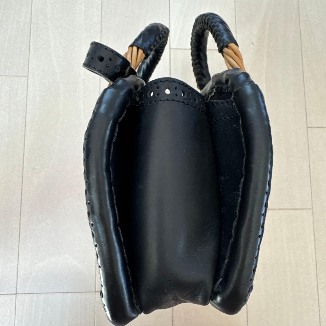 エバゴス ebagos マーガレットデイジーハトテモニテイル カゴバッグ