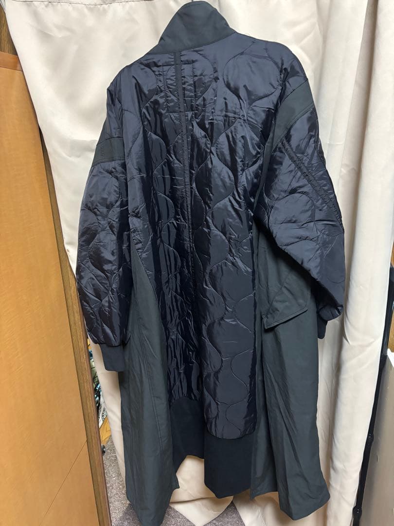 モッズコート 「etsinta/エシンタ」 切替マキシミリタリーコート ロング