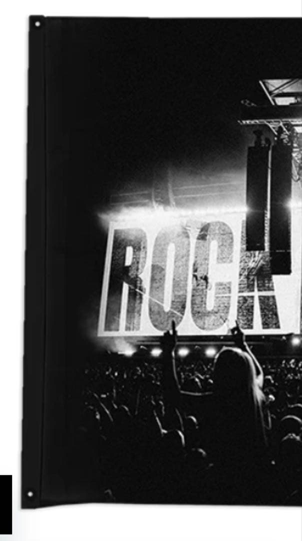 oasis Live25 フラッグ Rock 'N' Roll Star