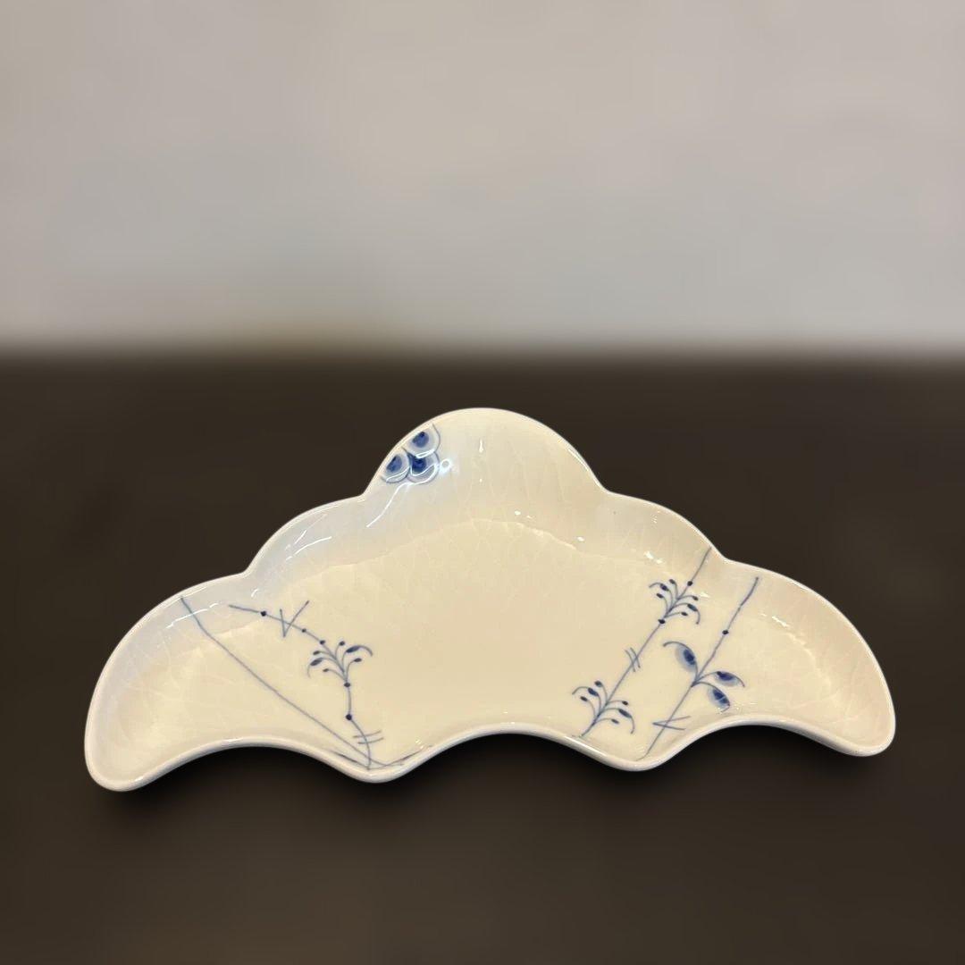 ロイヤルコペンハーゲン　ブルーパルメッテ クレセントディッシュ　2枚セット