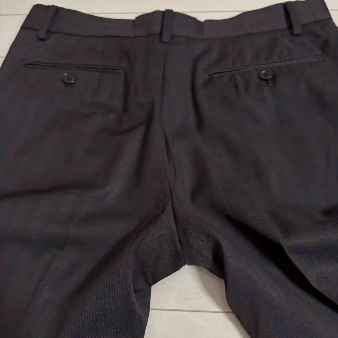 ジ*ン様 ポールスミス ビジネススーツ 銀河 星座 チャコールブラウン 赤ストラ