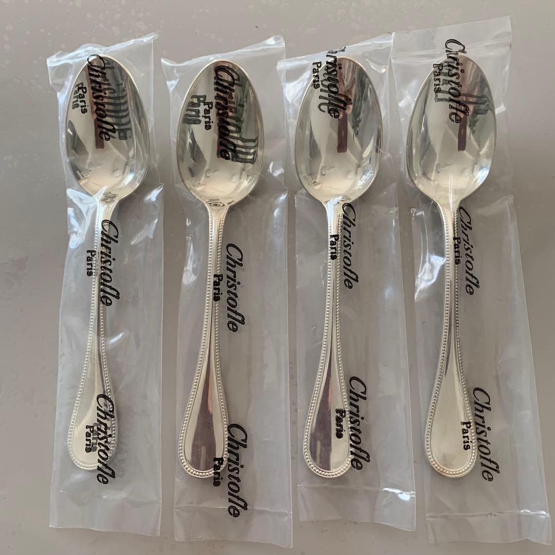 クリストフル　パールシリーズ　　スプーン4本