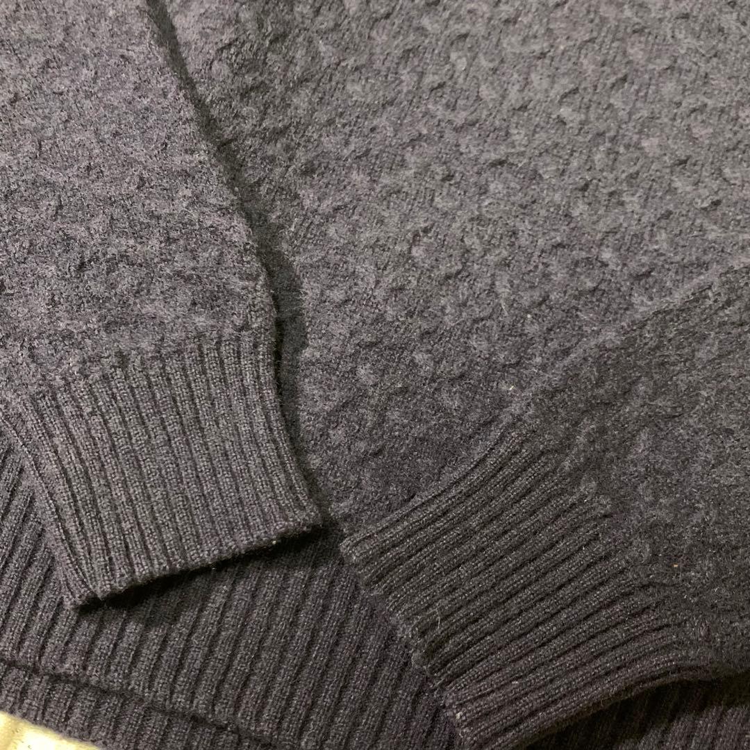 ⭐︎超高級品　希少　ザノーネ　ショールカラー　ニット　イタリア製　ヴァージンウール