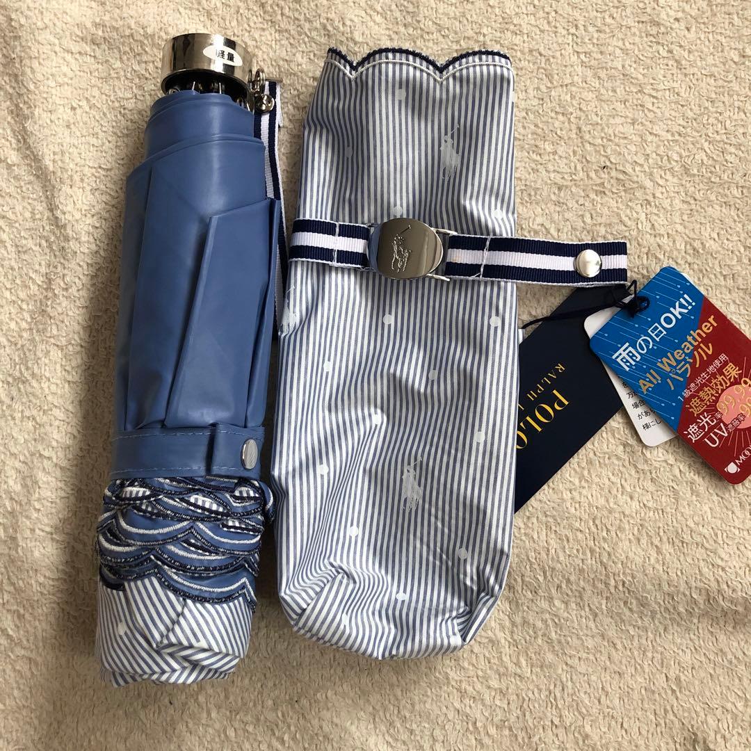 ラルフローレン　折りたたみ傘　傘　晴雨兼用