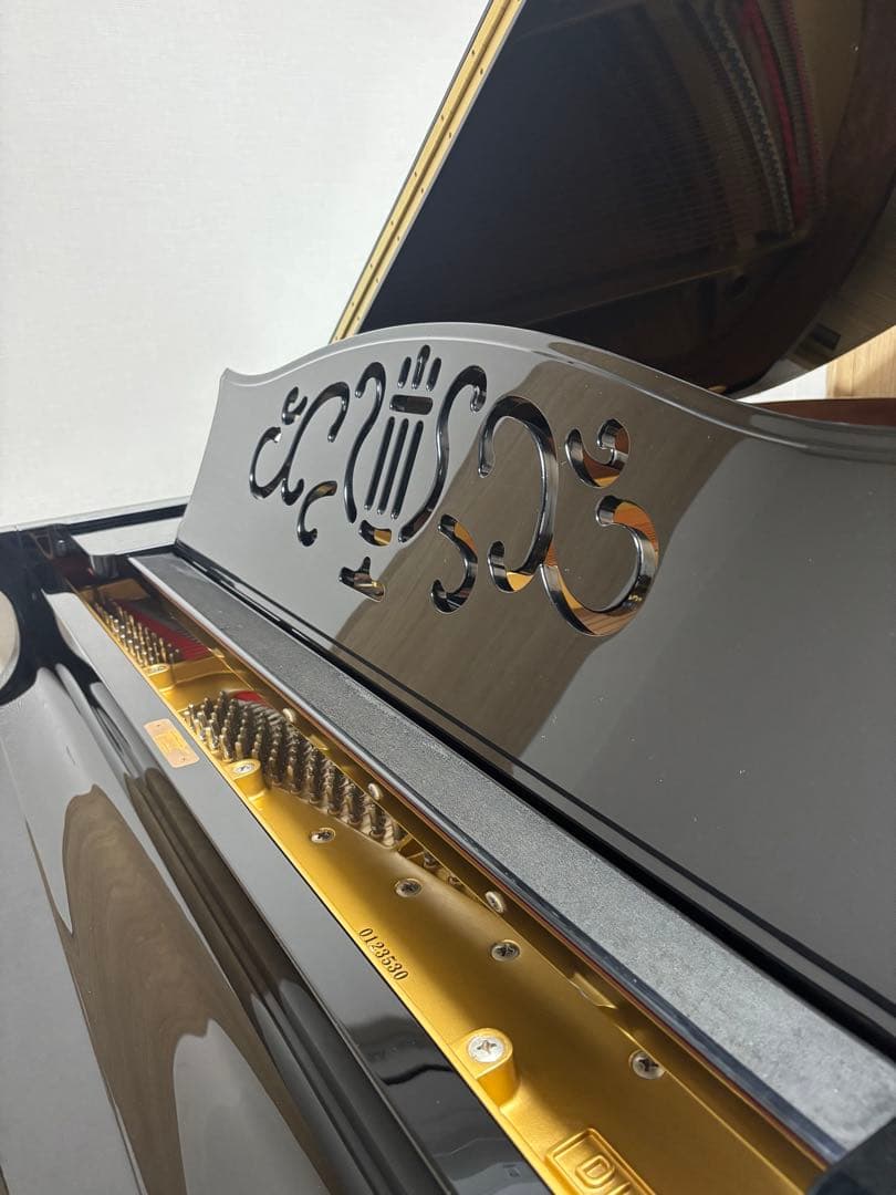 【DIAPASONグランドピアノ 】防音装置・床補強パネル・椅子・カバー 付き