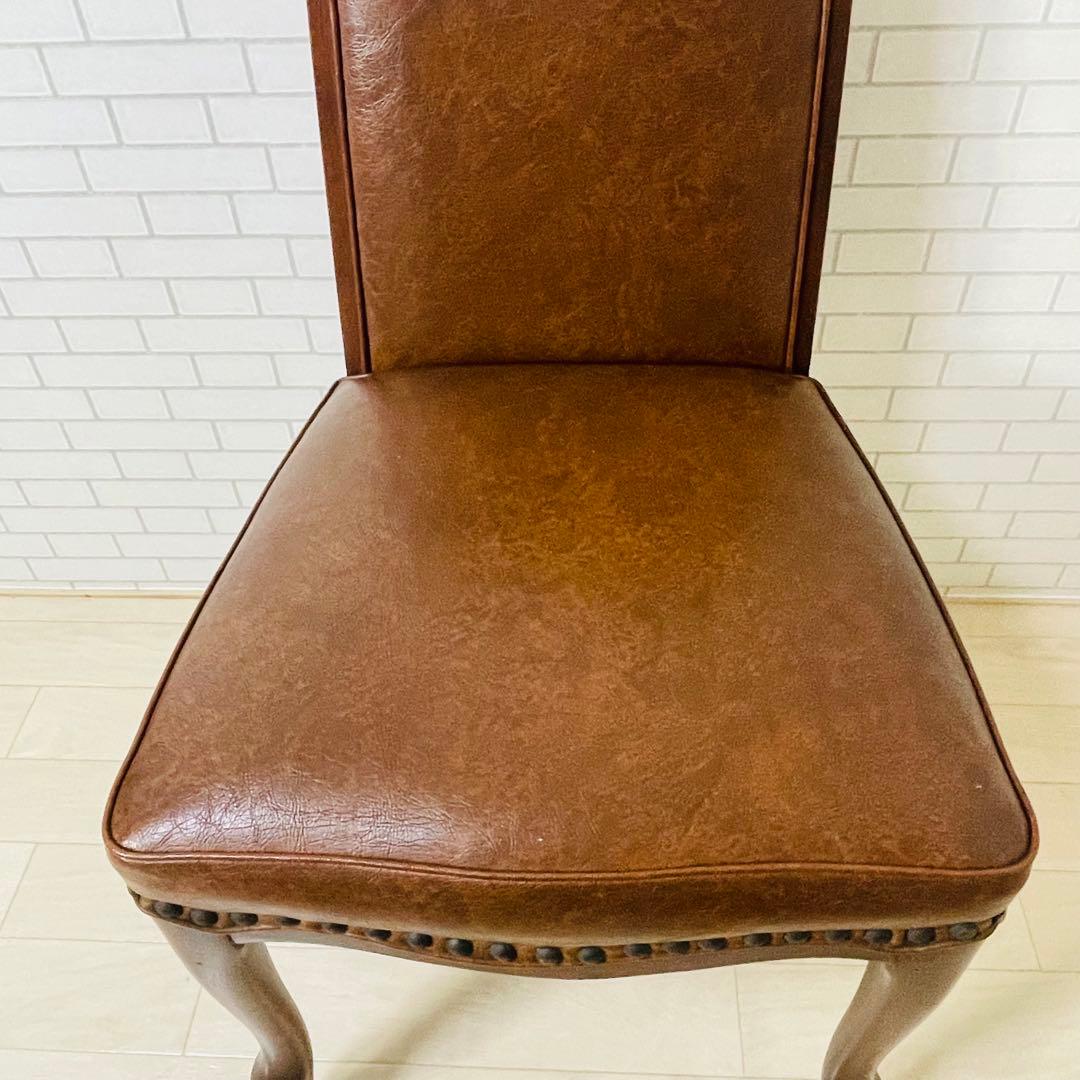 マル二木工 ブラウン ダイニングチェア ベルサイユ 貴族