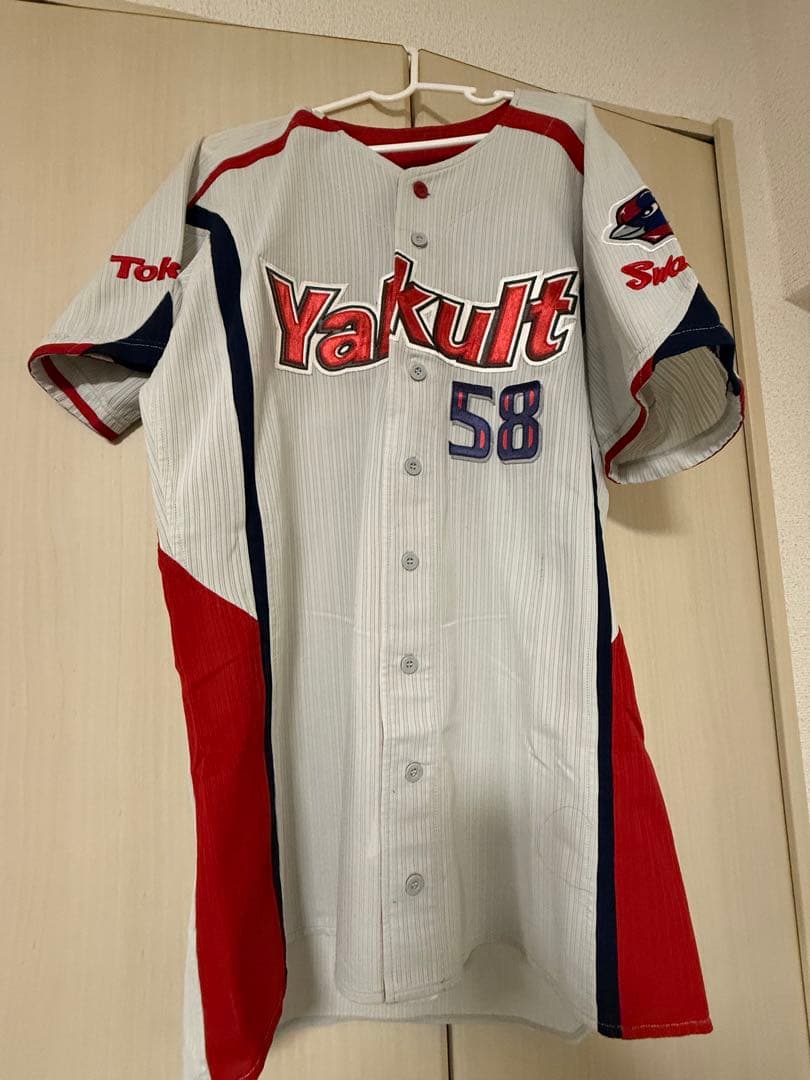 ヤクルトスワローズ　高木選手　実使用ユニフォーム