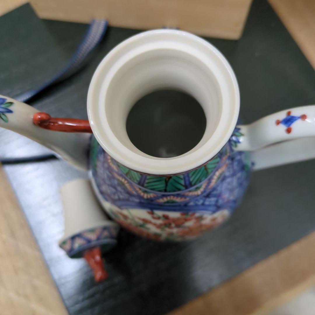 平安 和楽庵 高野昭阿弥作 盛盞瓶 犬形摘 茶道具 煎茶道具 水注 茶器 共箱