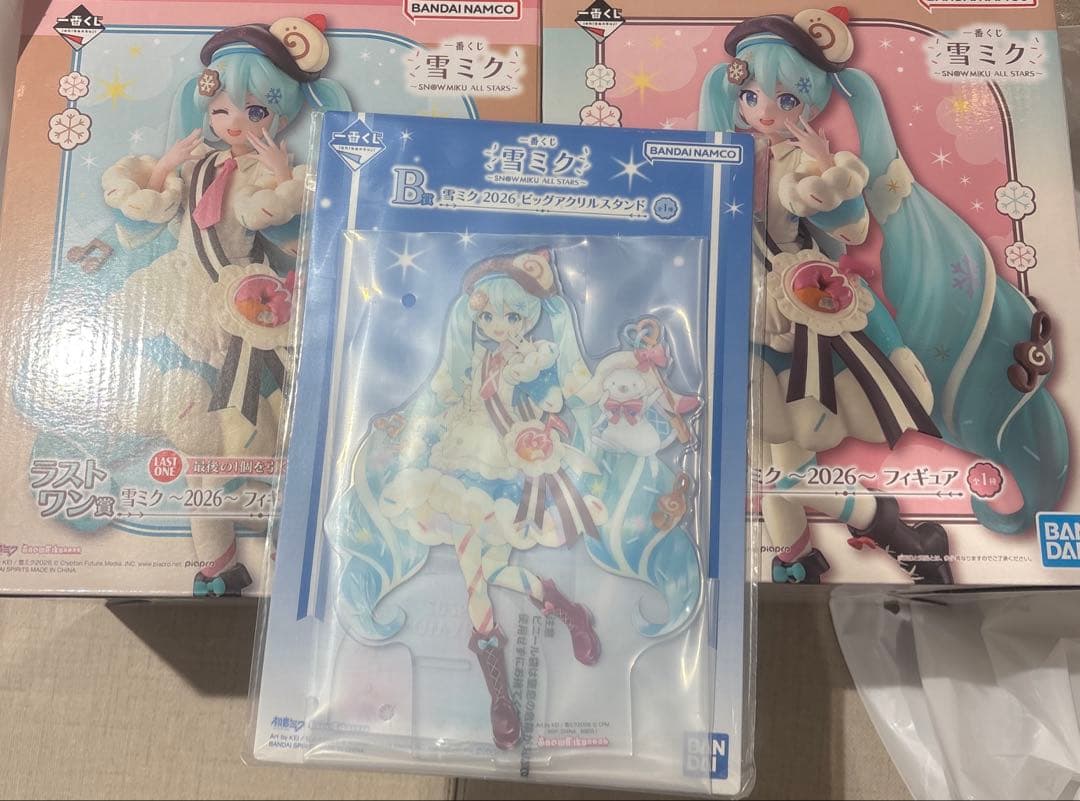 雪ミク　2026 一番くじ　フィギュア A賞 B賞 ラストワン賞 S賞ポスター