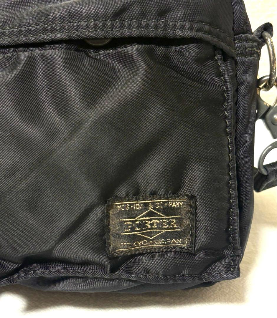 【美品】【2way】ポーター タンカー ミニ ショルダーバック ポーチ ブラック