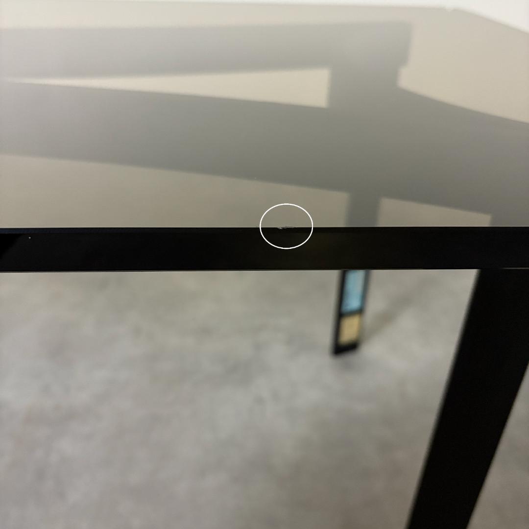 ヴィンテージ　ガラストップ　センターテーブル【A】