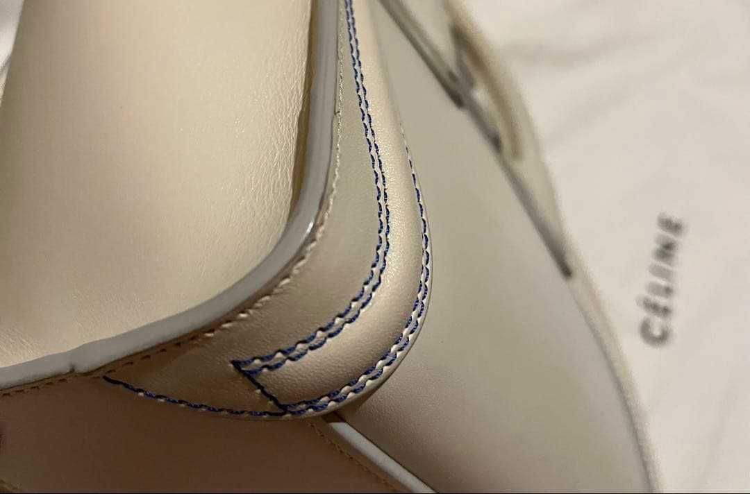 美品　セリーヌ ラゲージ　ナノ　マルチカラーステッチ　ショルダー