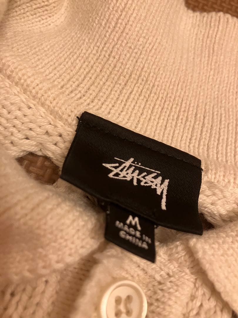 STUSSY メッシュ シャツ 白