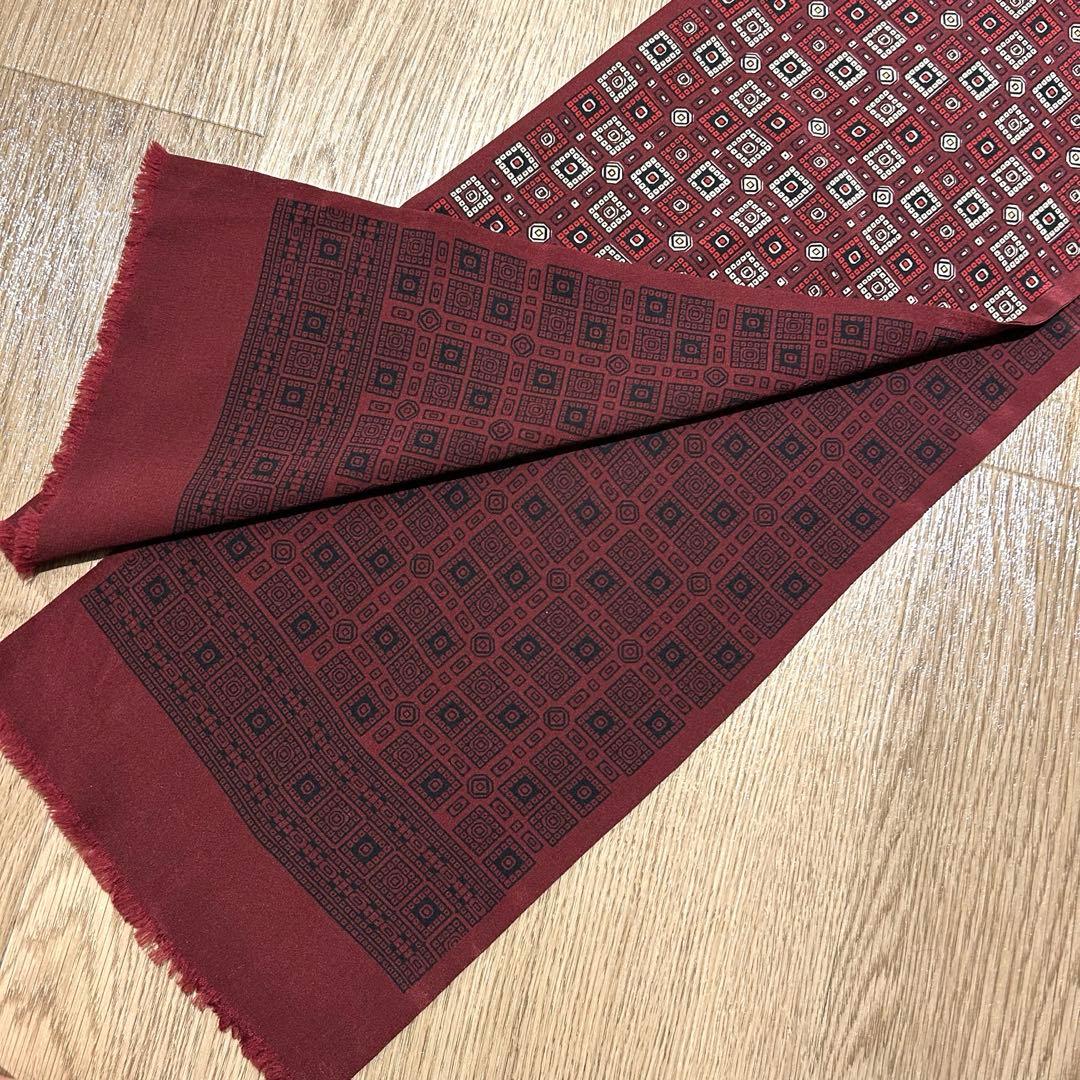 【美品】Drake's シルクストール