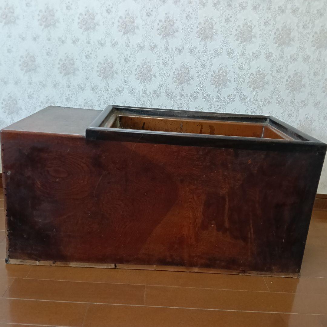 アンティーク　欅　長火鉢