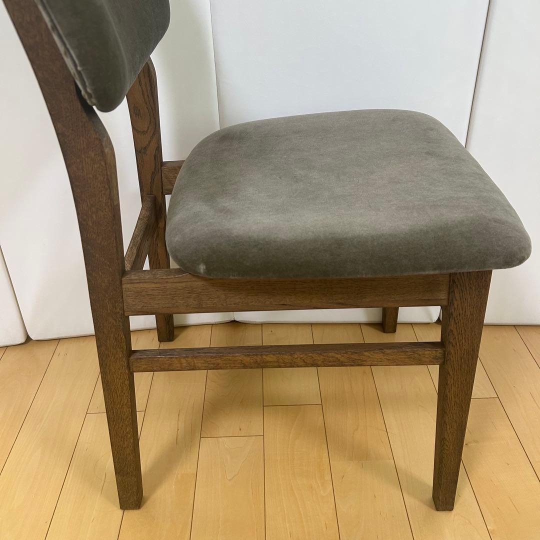 crashgateクラッシュ　パッドチェアWF-2 VELVET ASH 関家具