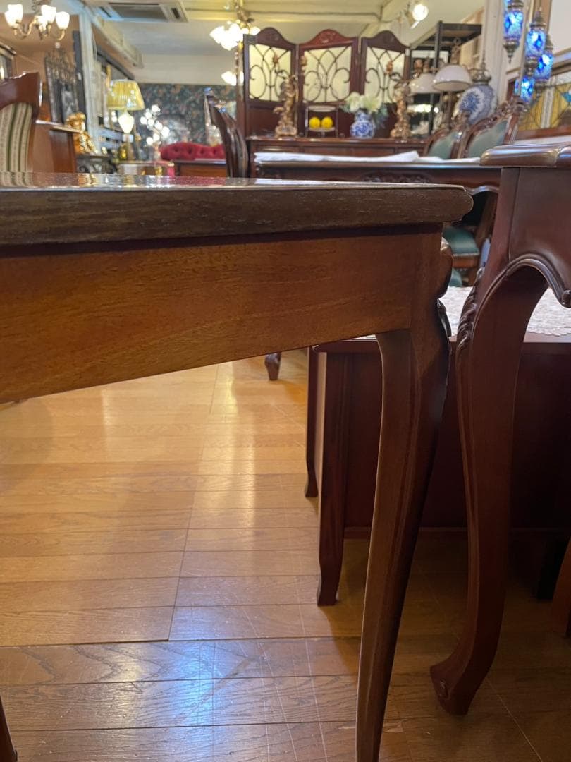 コンソールテーブル 50cm マホガニー サイドテーブル 木製