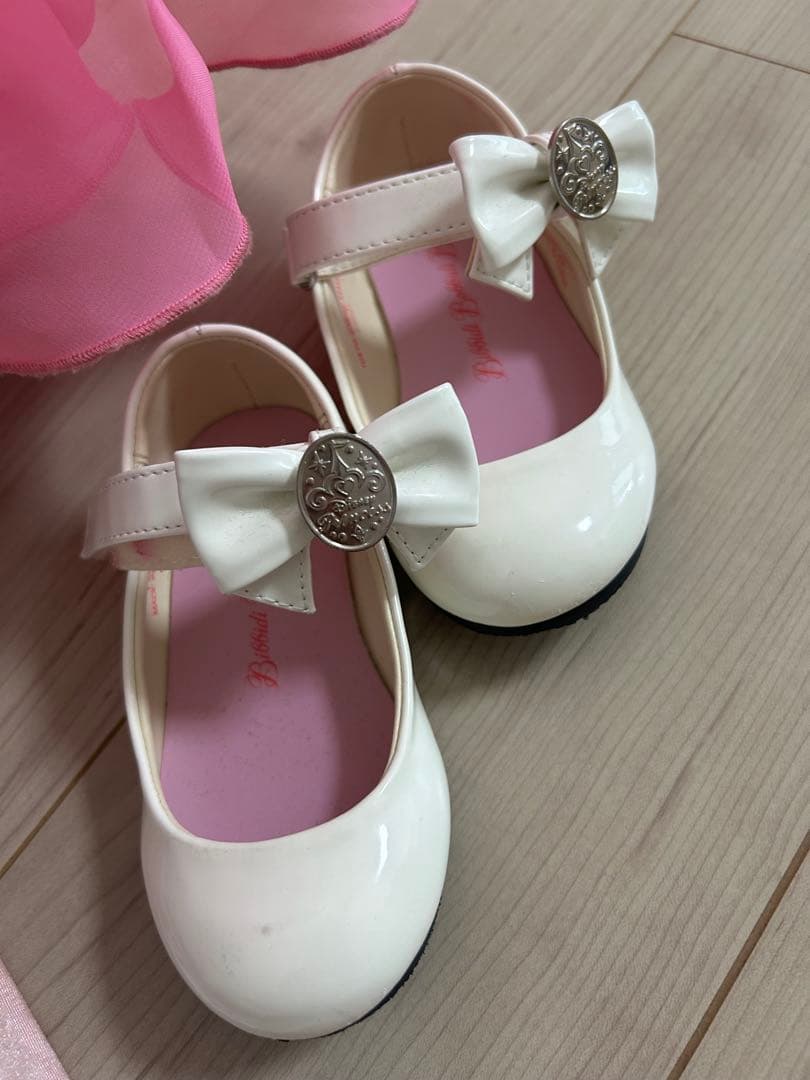 ビビディバビディブティック　オーロラ姫ドレス　100㎝　シューズ16㎝