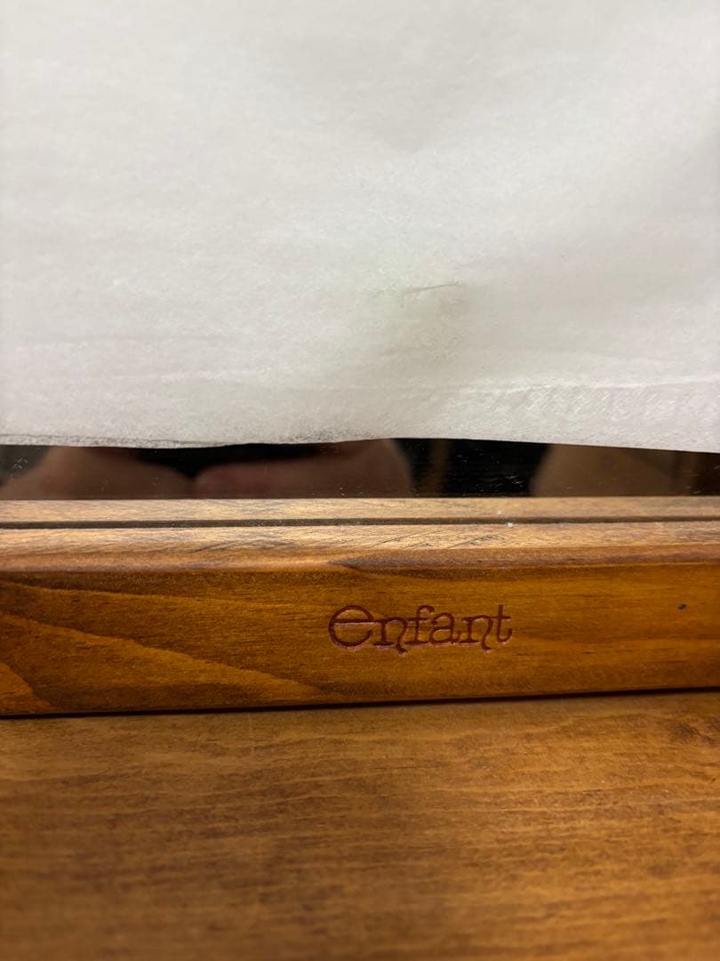 チューリップ　アンファン　引き出し付卓上鏡　鏡台