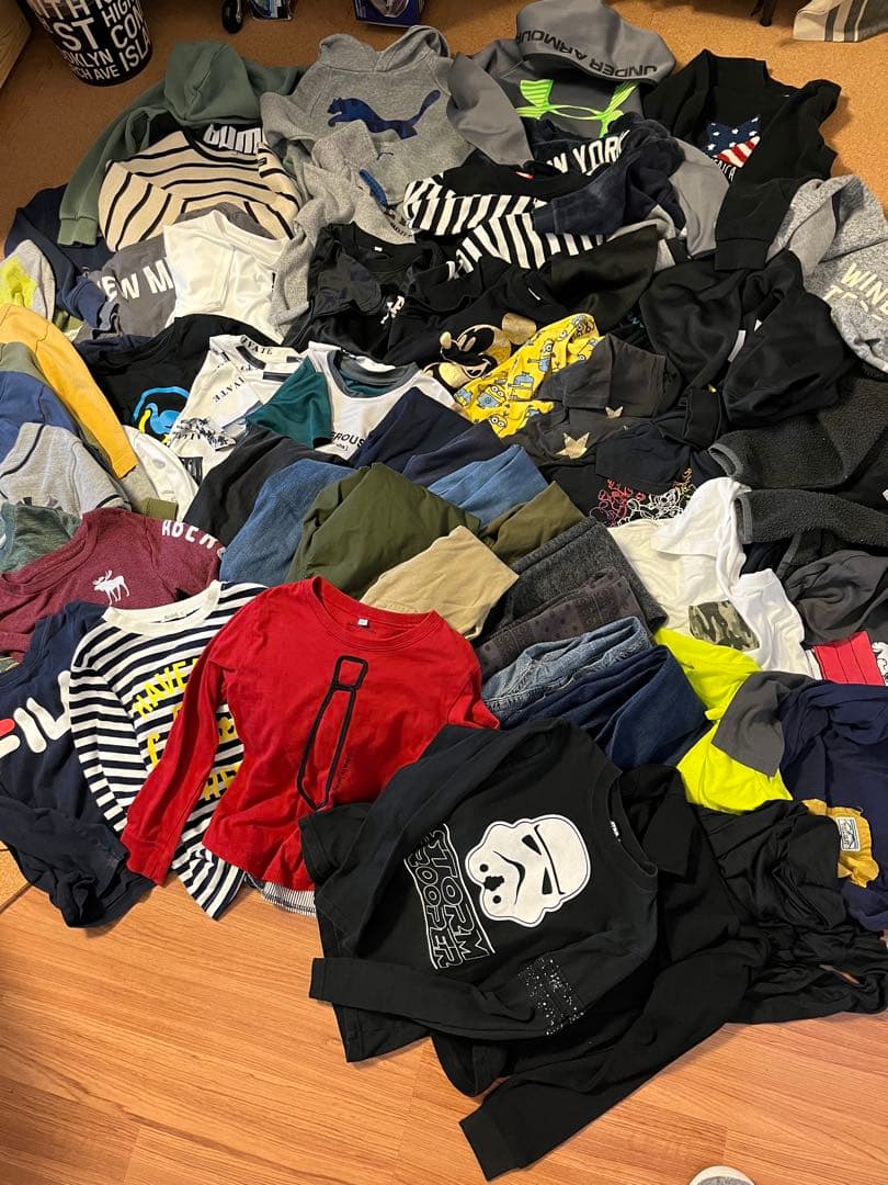 男の子 130cm 60点セット まとめ売り オールシーズン 春夏秋冬