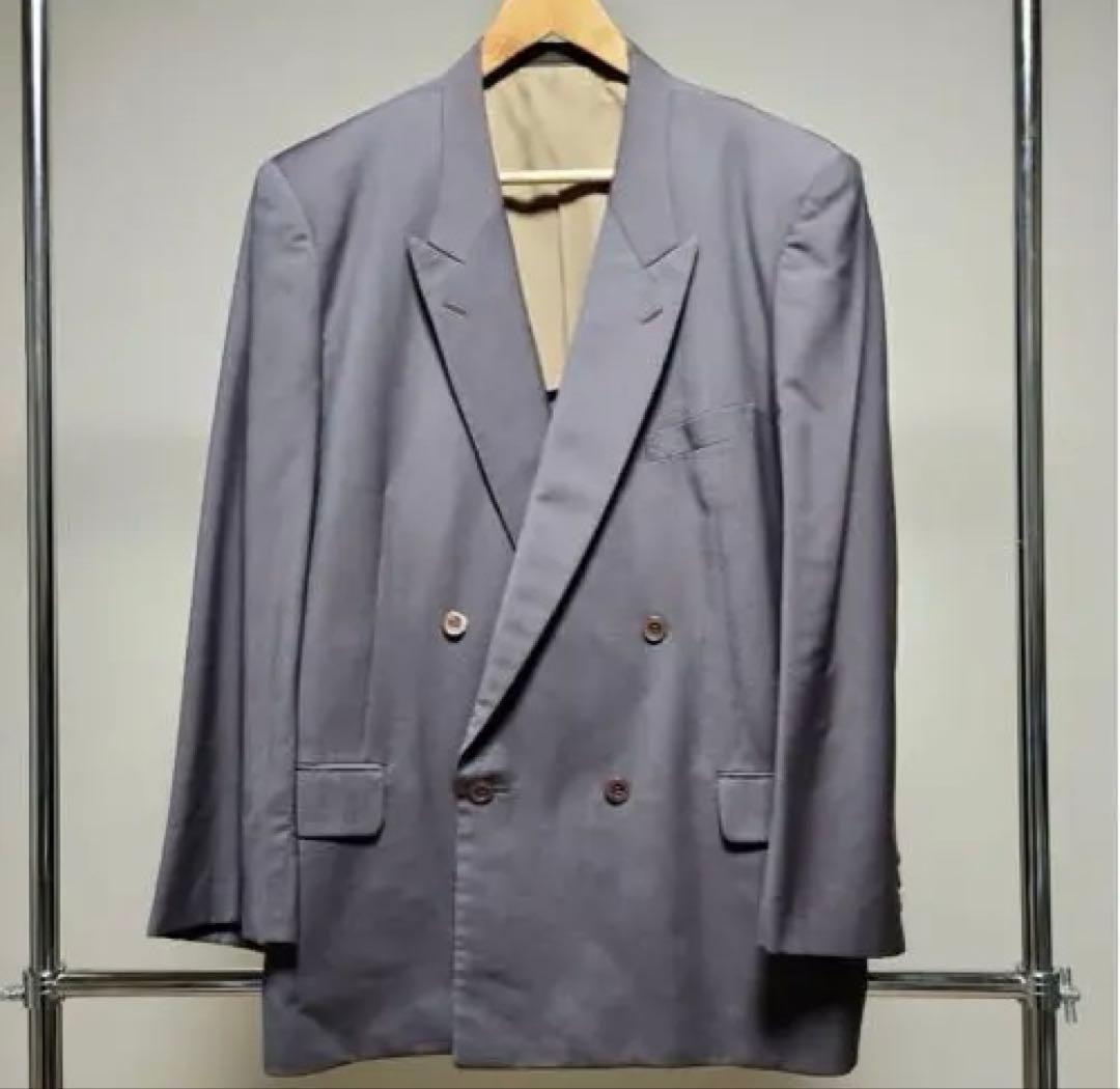 YVES SAINTLAURENT　イブサンローラン　ダブルセットアップ　薄紫