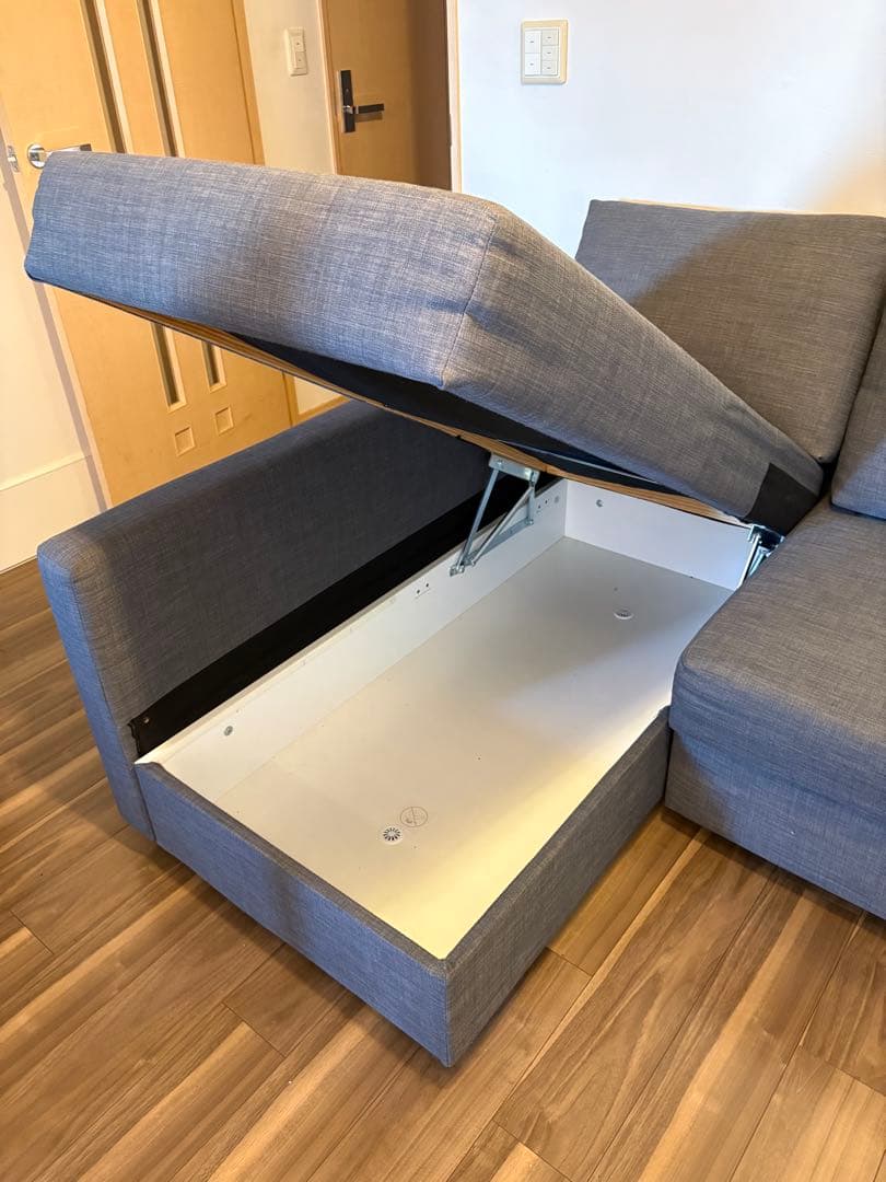 美品　IKEA ソファベッド FRIHETEN フリーヘーテン