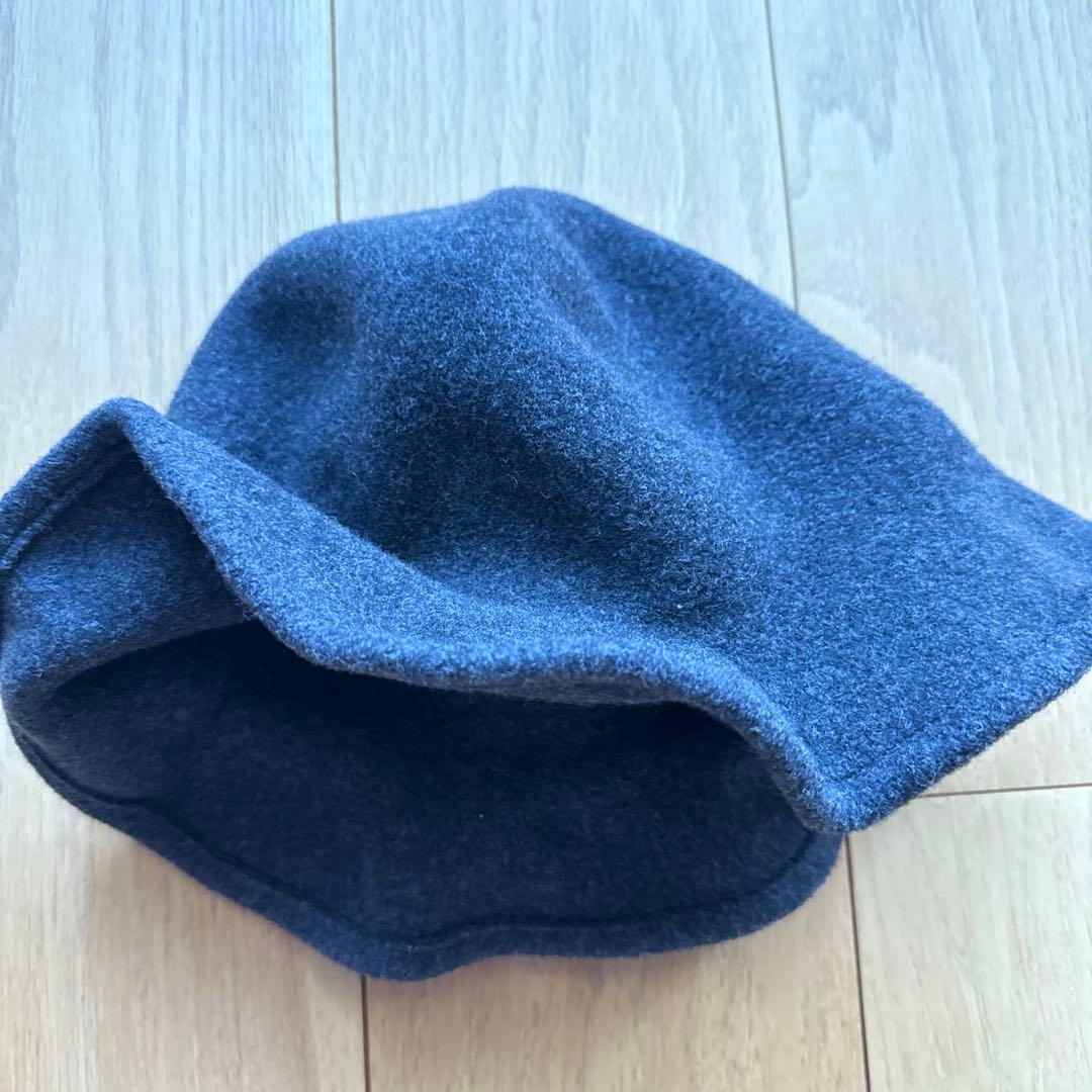 【未使用】SCHA ウールハット　グレー　ドイツ製