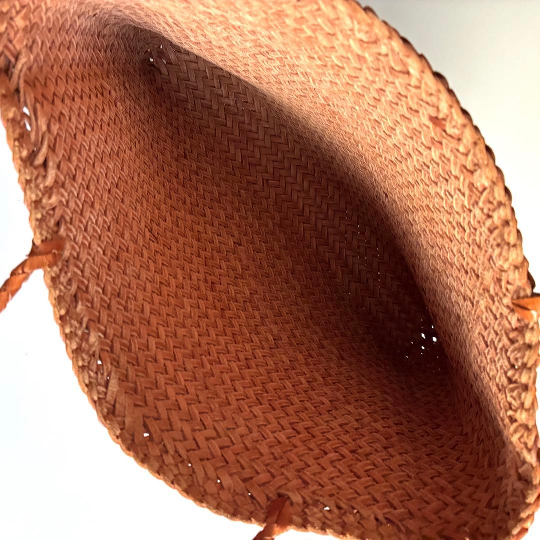 ドラゴンディフュージョン　メッシュトートバッグ　コニャックブラウン