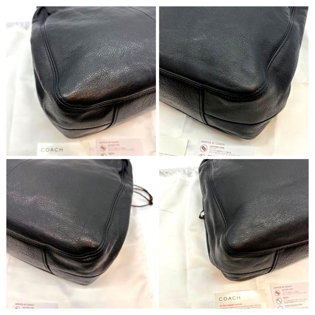 GAO　COACH コーチ　アシュレイ　ハンドバッグ　レザー　ブラック　黒