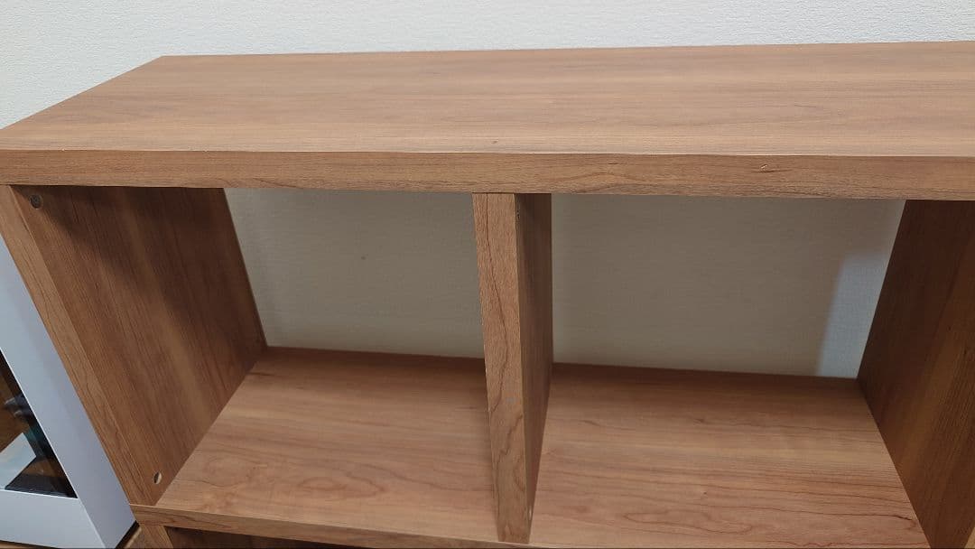 スタッキングシェルフ　ブラウン　 6コンパートメント