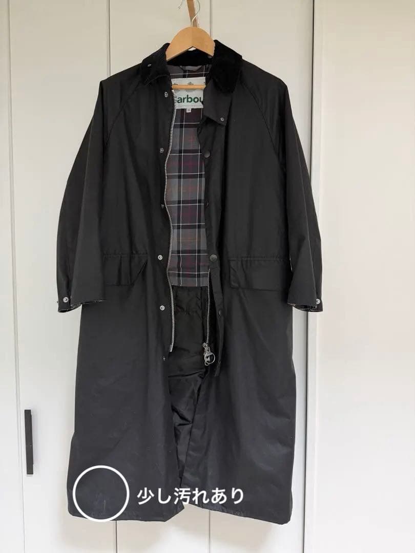 バブアー　オーバーサイズ　バーレー　34 ピンバッジ付き