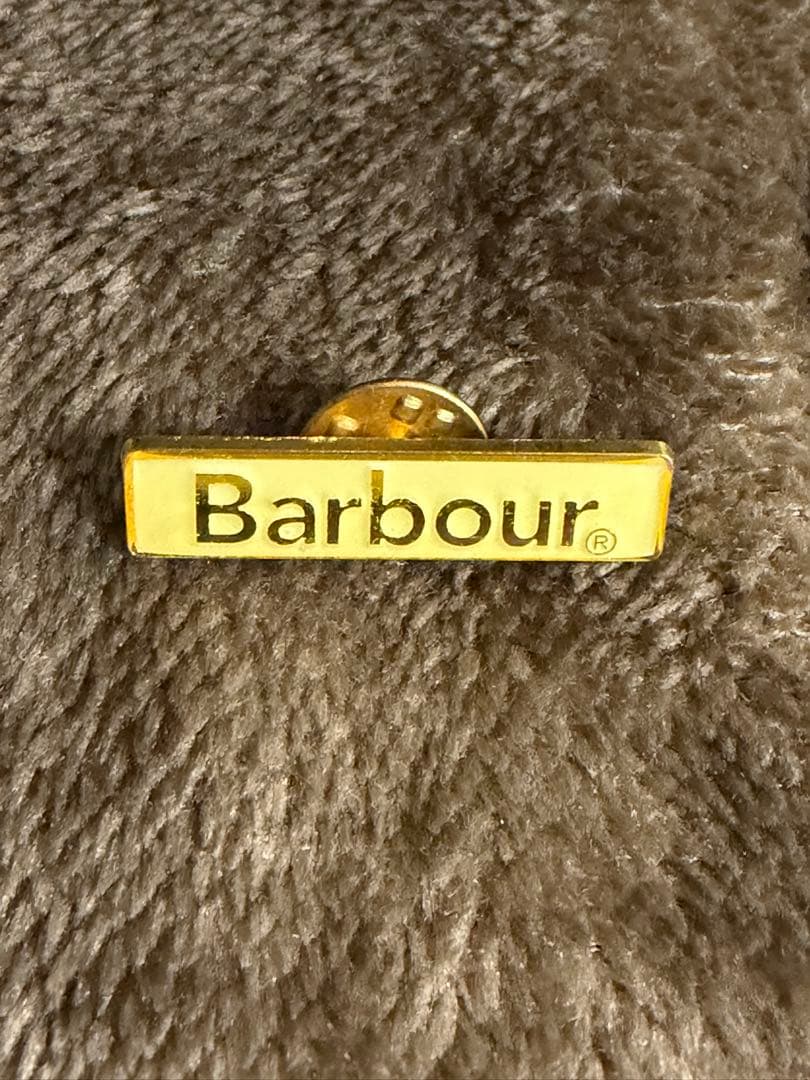 バブアー　オーバーサイズ　バーレー　34 ピンバッジ付き