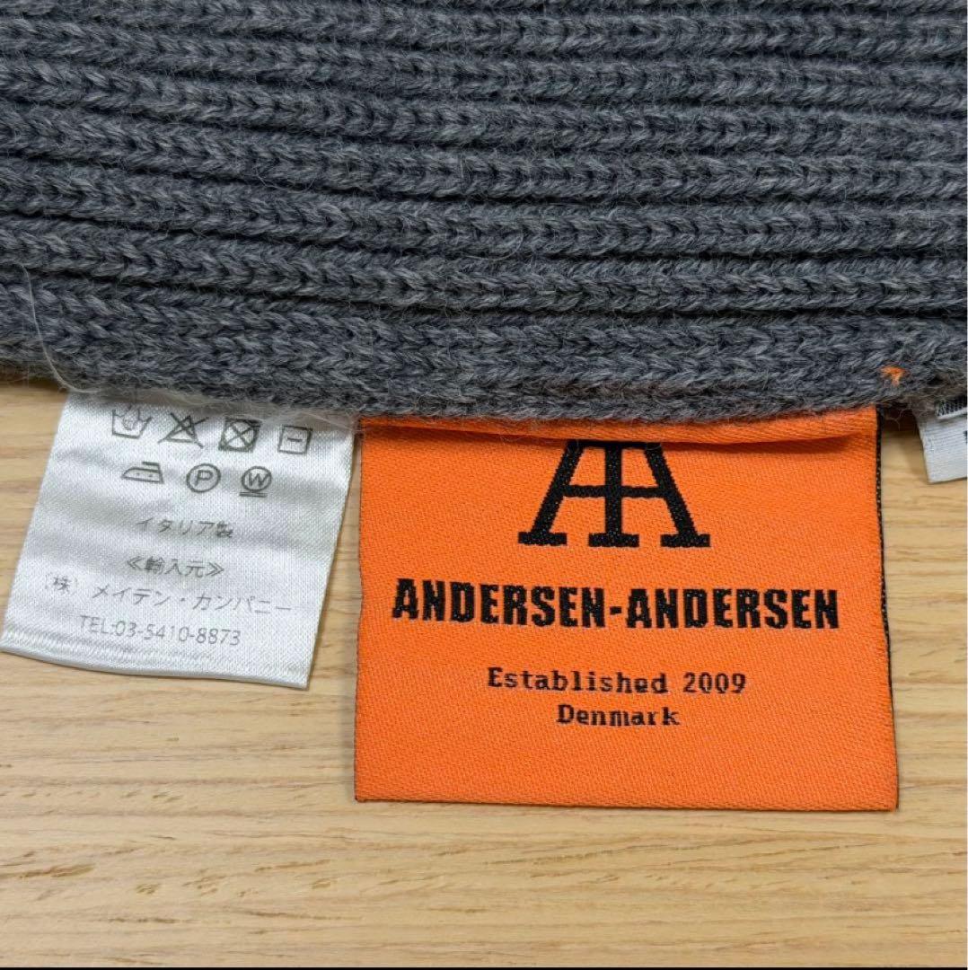 ANDERSEN-ANDERSEN タートルネックニット 5G グレー