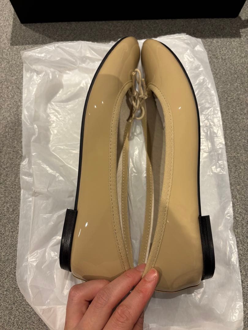 Repetto レペット バレリーナシューズ カシミアベージュ 38.5