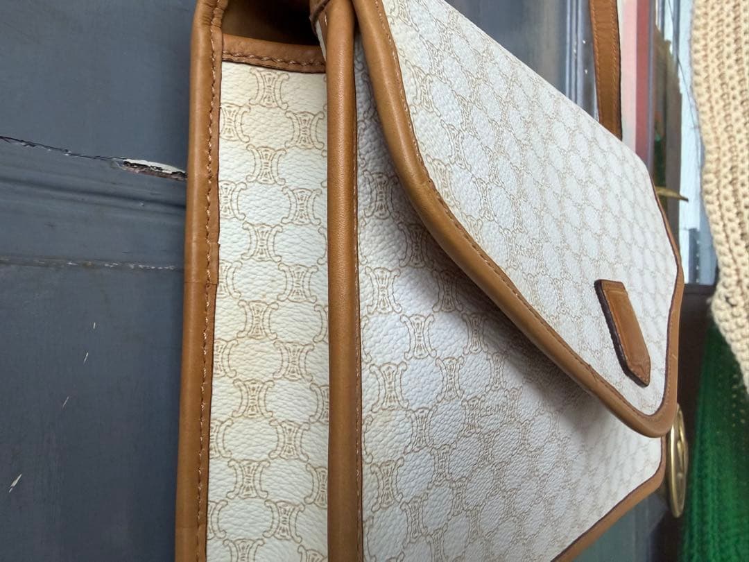 1980s vintage cap ビンテージセリーヌショルダーバック　マカダム