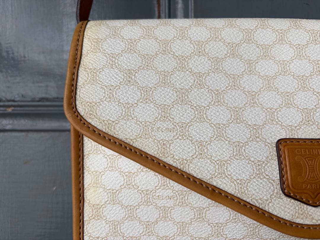 1980s vintage cap ビンテージセリーヌショルダーバック　マカダム