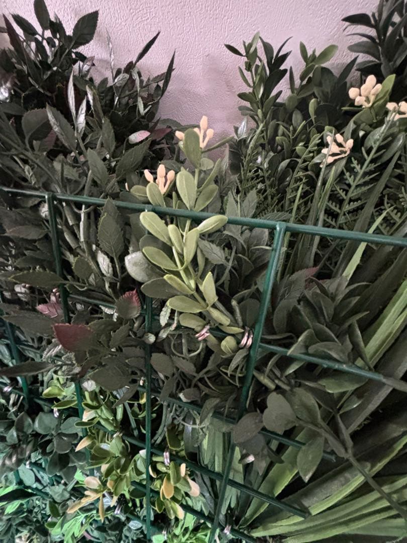 岐阜引き取り　ウォールグリーン　人工観葉植物 6セット