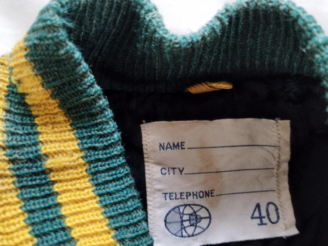 【Vintage】Delong スタジャン　USA製 ７０ｓデビル　スカル