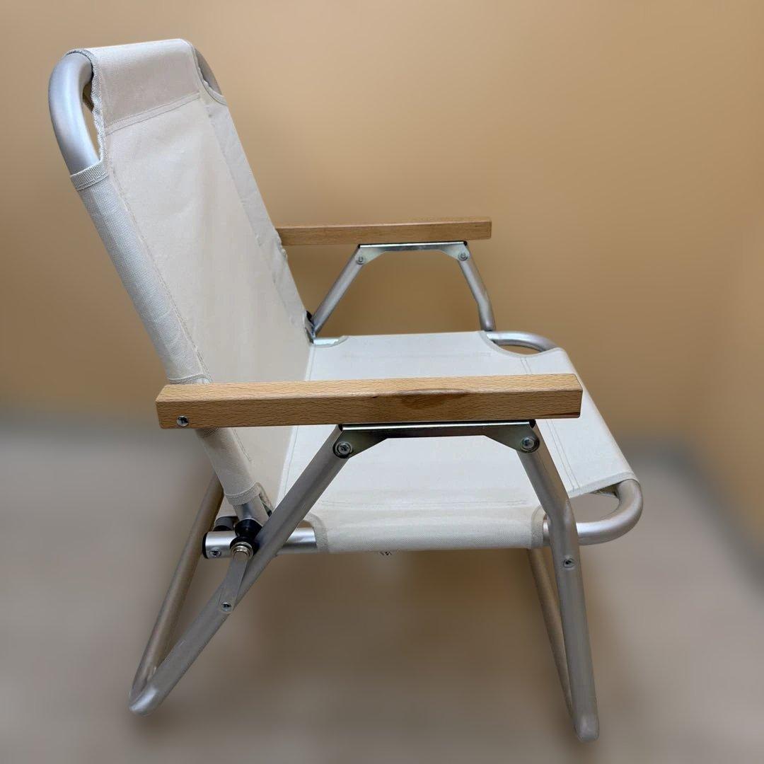 【廃盤品】無印良品 折りたたみチェア クッション付き