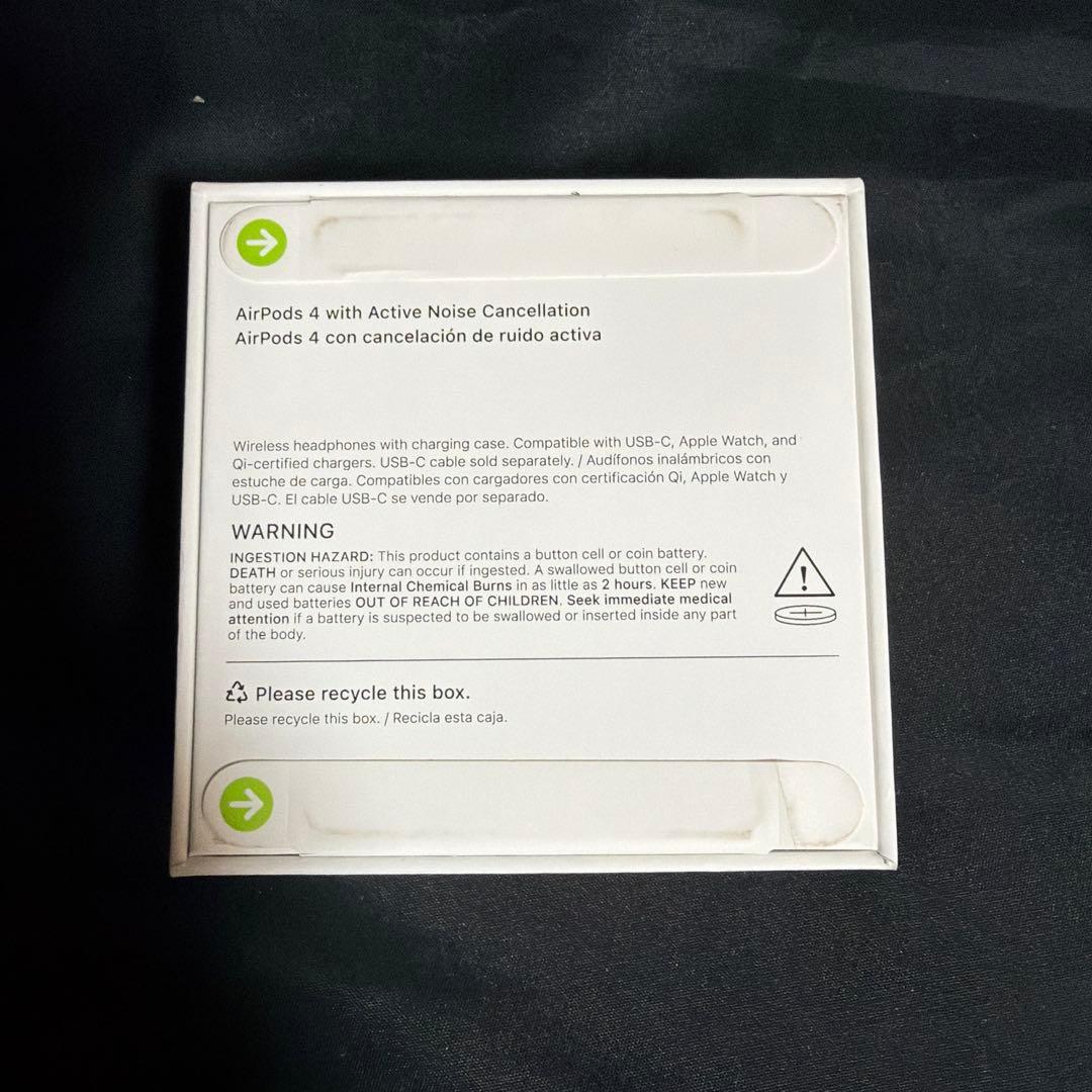 【純正 / 新品未開封】AirPods 第4世代 ノイズキャンセリング付