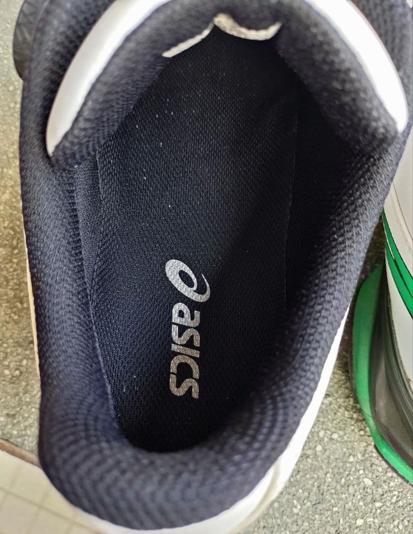 asics ゴルフシューズ ホワイト/ペッパーグリーン